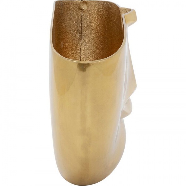 Ваза KARE Design Half Face 46 см золотая 