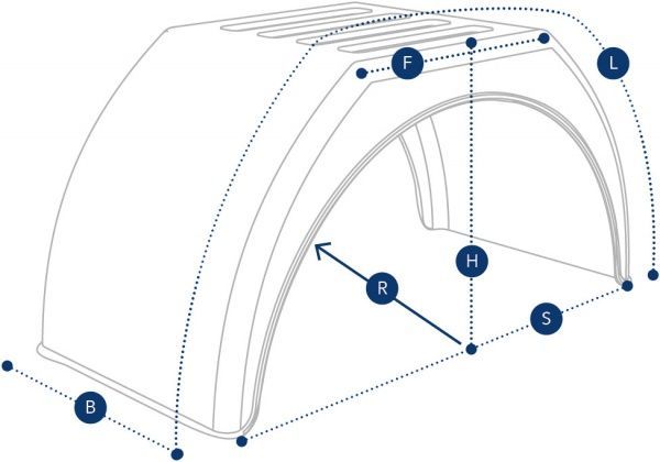 Крыло от грязи Domar для грузовых полуприцепов DK3120