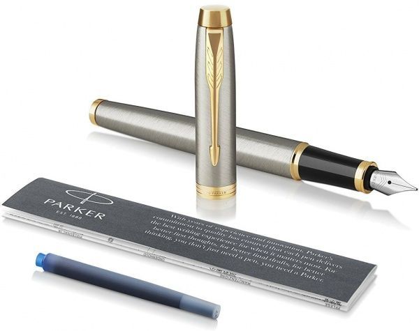 Ручка перова Parker IM Brushed Metal