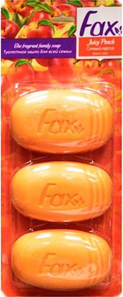 Мыло Fax Персик 345 г 3 шт./уп.