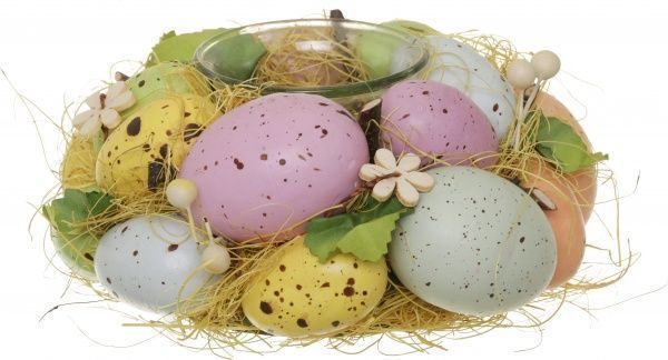 Венок-подсвечник пасхальный