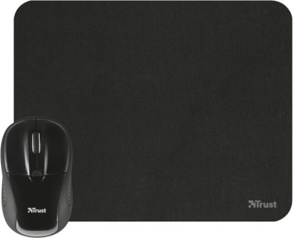 Мишка Trust Primo Wireless mouse with mouse pad black 