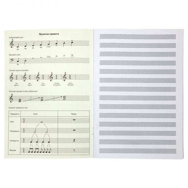 Тетрадь для нот #Школа 20 листов SC19-404-2 KITE