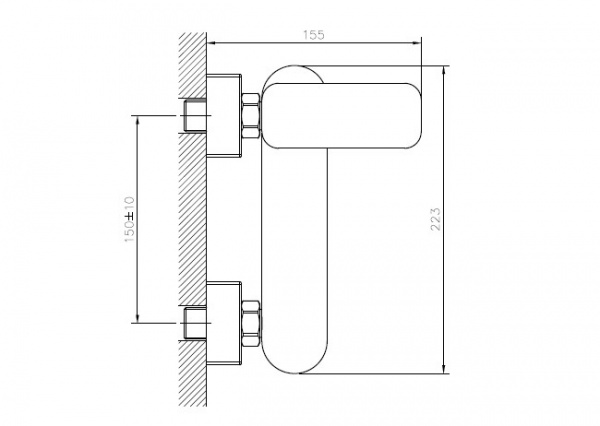 Смеситель для ванны Koller Pool Trend TR0400