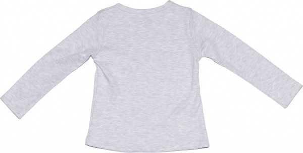 Пижама детская для девочки Фламинго 245-235 р.110 серый с рисунком 