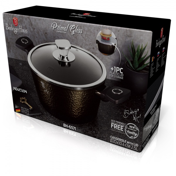 Кастрюля с крышкой 2,5 л BH 6571 Berlinger