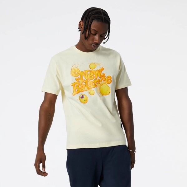 Футболка New Balance MT21560DGL р.2XL жовтий