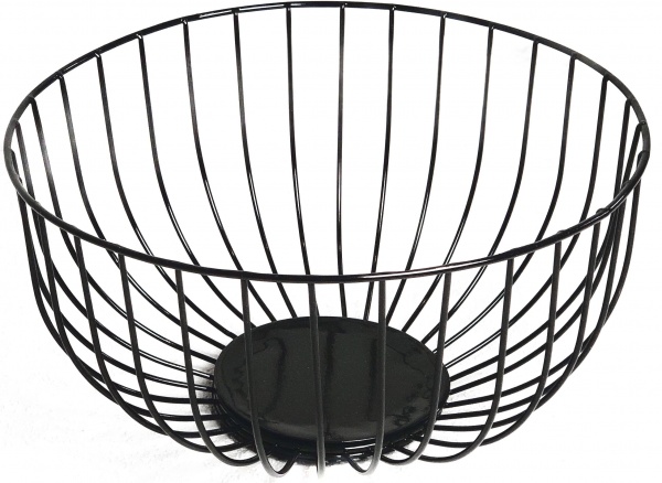 Корзинка для фруктов Curl Black 25x25x14 см Дартц 