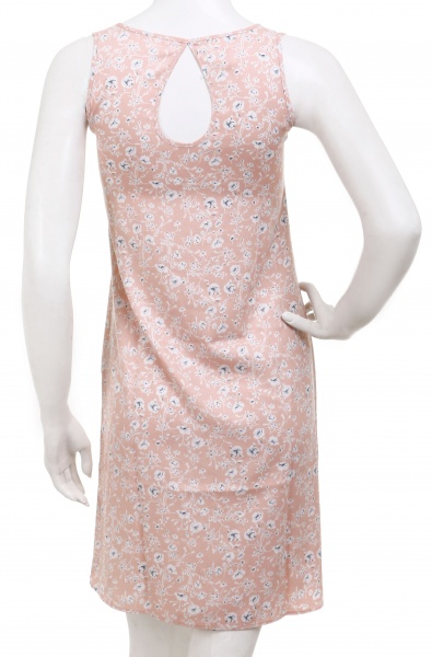 Ночная рубашка Trio BIZE принт цветы р.M персиковый