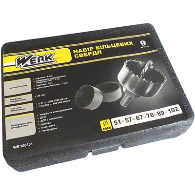 Набір коронок Werk WE100331 9 шт