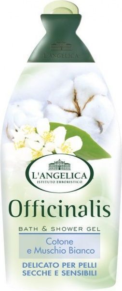 Гель для душа L'ANGELICA Бархатный с белым мускусом и хлопком 500 мл