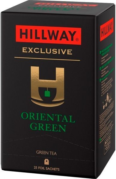Чай зеленый Hillway Эксклюзив Ориентал Грин (8886300990577) 25 шт. 