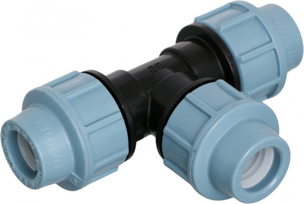 Трійник Unidelta ПЕ ред. 63х50х63 PN 16