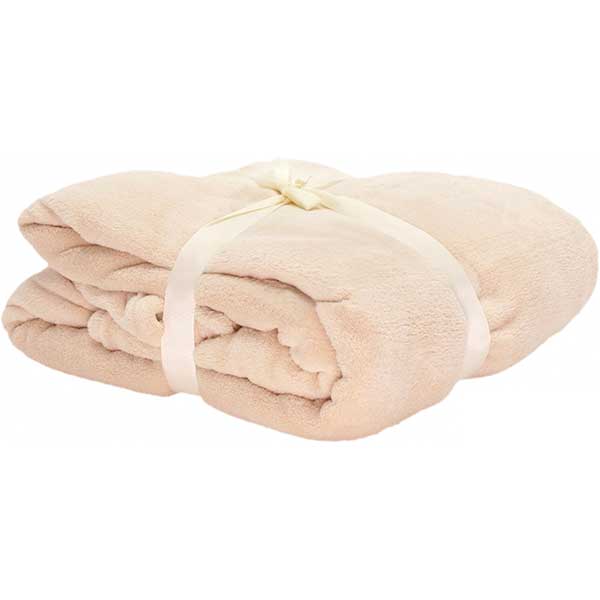 Плед мікрофібра Underprice Glory світло-бежевий 160x200 см