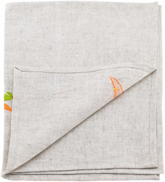 Рушник кухонний Бон апетит морква 45x65 см Галерея льону бежевий 