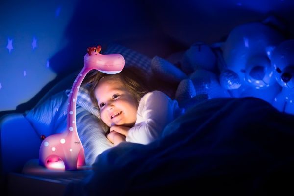 Настільна лампа декоративна Promate Melman із нічником LED 6 Вт рожевий . 