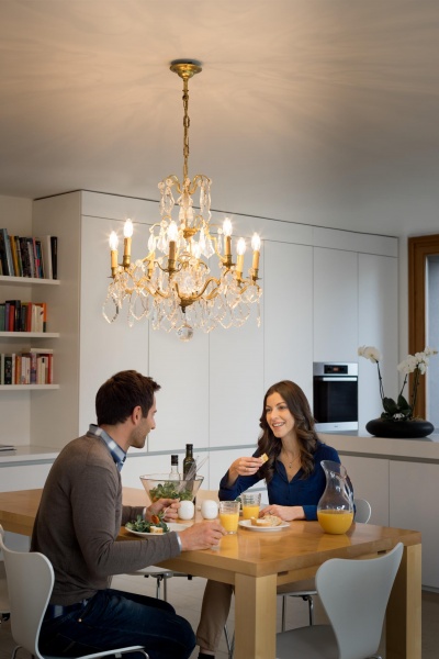 Лампа світлодіодна Osram Classic 6,5 Вт C37 матова E14 220 В 4000 К LBE CLB 6,5W 840 