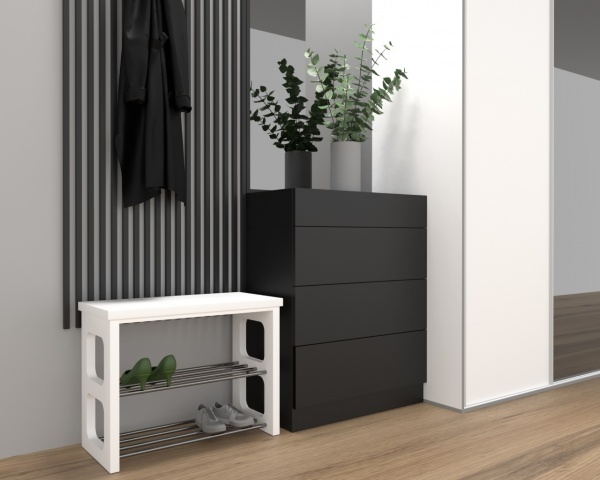 Подставка под обувь DC Сабр-1 350x710x552 мм / нимфея альба 