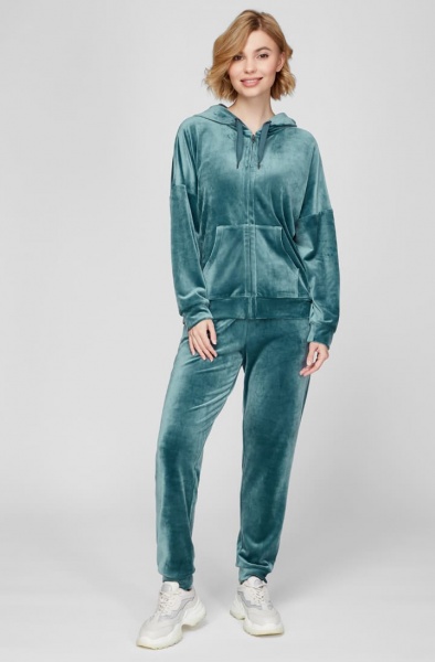 Костюм домашний женский Naviale Velour LH500-03 р. L нефрит