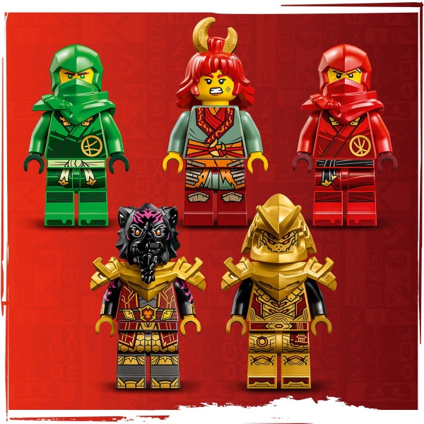 Конструктор LEGO NINJAGO Вулканічний Дракон, що трансформує Хітвейва 71793