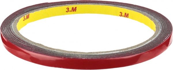 Двостороння клейка стрічка К-00075, 2 м, 6 мм