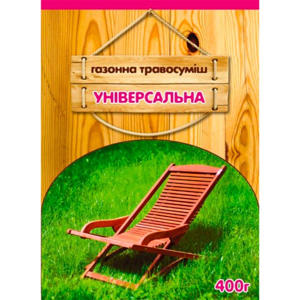 Насіння Сімейний сад газонна трава Універсальна 0,4 кг 400 г