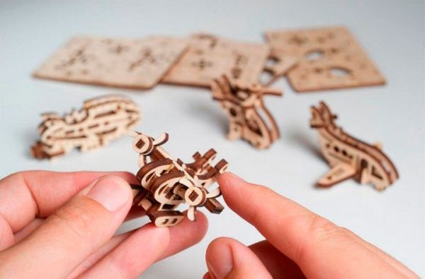 Ігровий набір Ukrainian Gears 3D пазл фіджет літальні апарати