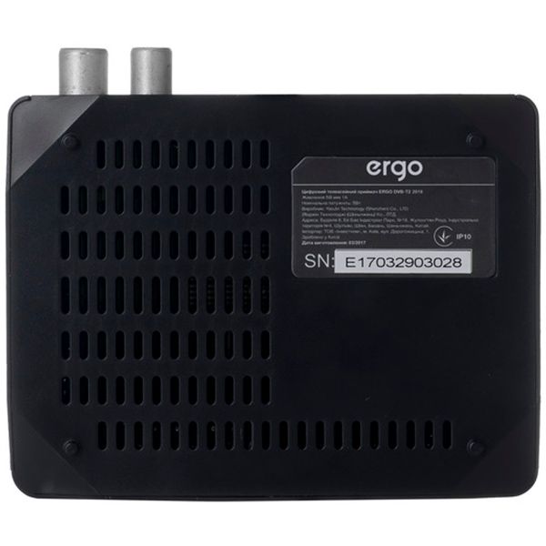 Цифровий ефірний приймач Ergo DVB-T2 2018