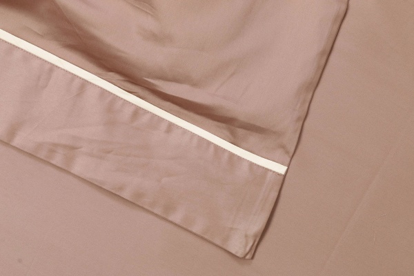 Комплект постільної білизни Solid 2 темно-бежевий La Nuit 