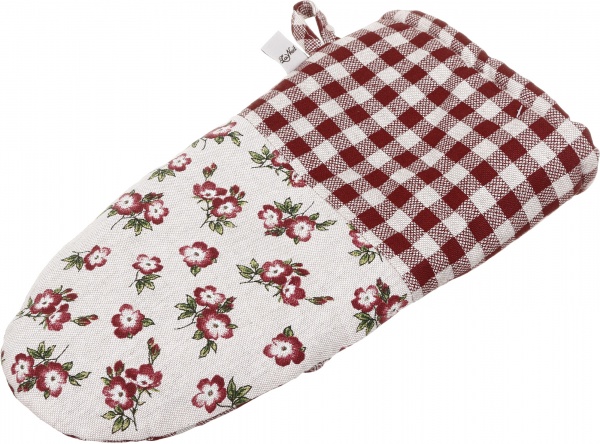 Варежка-прихватка Lucy Бордо цветок 21x36 см бордовый La Nuit 