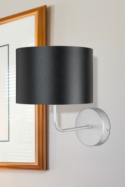 Бра Luna Nora 1x60 Вт E27 срібний MDL.4805 