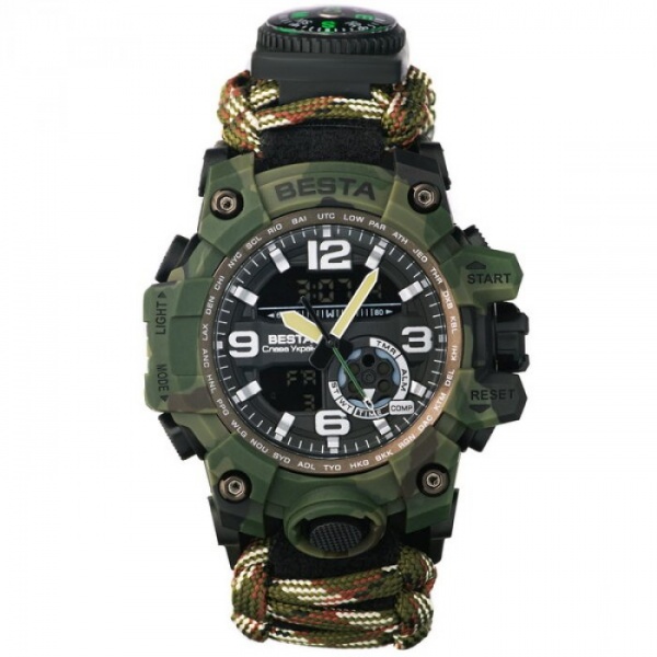 Наручные часы Besta Military с компасом army green (2373.07.13)