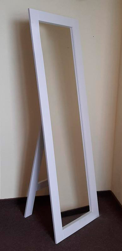Підлогове дзеркало ЛАДА ГІВА МДФ ЛІРА 1640х490х40 мм білий супермат
