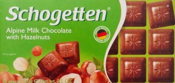 Молочный шоколад Schogetten Шок.мол.лис.гор.100г
