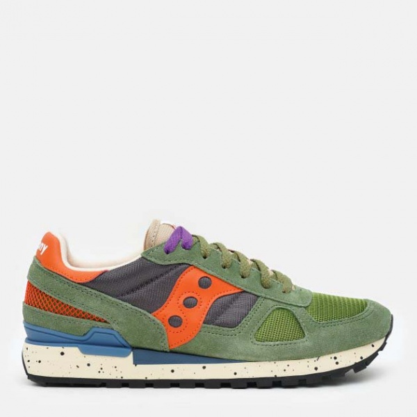 Кроссовки Saucony SHADOW ORIGINAL 2108-793s р.US 10,5 зеленый с оранжевым