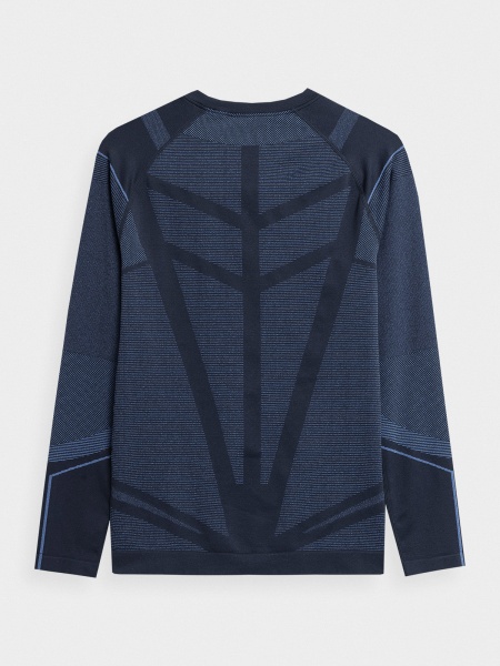 Футболка з довгим рукавом 4F H4Z22-BIMB031G-30S р.S синій