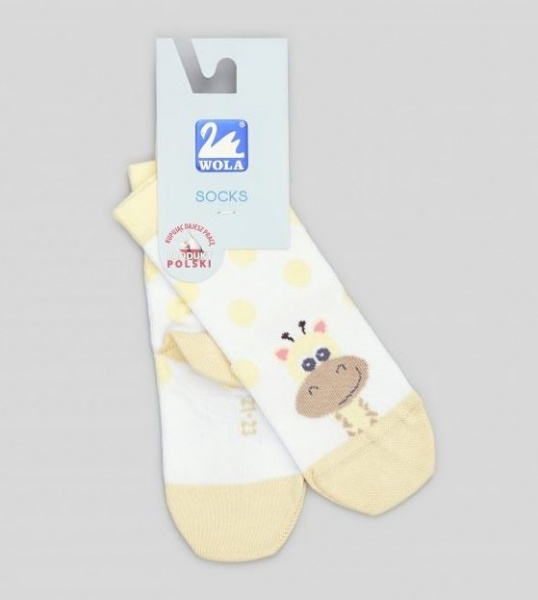 Носки унисекс Wola W24.01P 252 р. 21-23 белый 