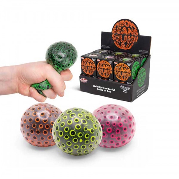 Игрушка-антистресс Tobar Скранчемс неоновые бобы 38592