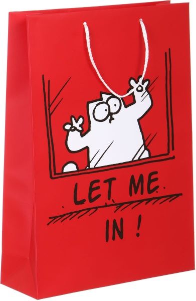 Пакет паперовий Simon's Cat 45х32х11 см Let me in!