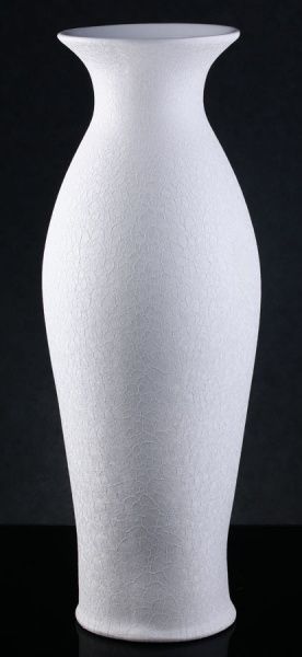 Ваза Еллада шовк біла підлогова 64 см Наша Кераміка