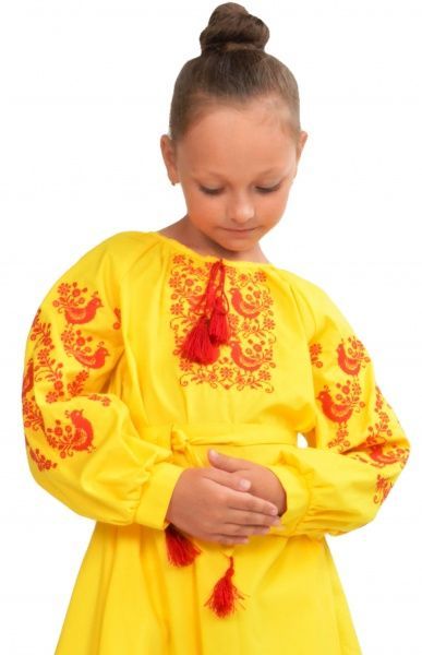 Сукня Едельвіка 122 жовтий 166-19/00 