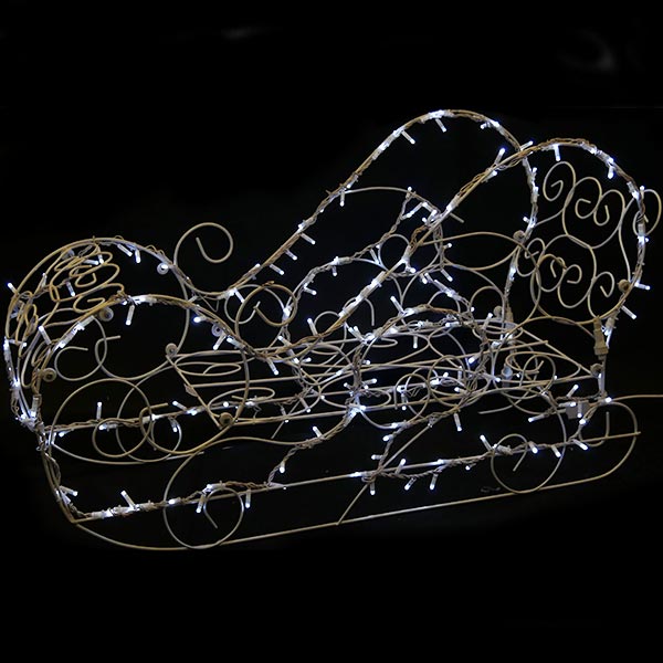 Светодиодная фигура Санки новогодние 200 LED