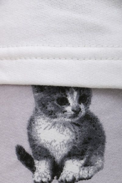 Пижама детская Фламинго Котики р.98 серый с молочным 329-310-8 