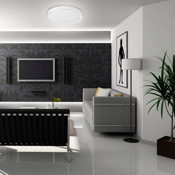 Світильник світлодіодний Eurolamp Star Сircle з пультом ДК 72 Вт білий 3000-6500 К 