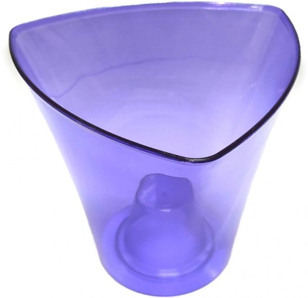Кашпо декоративне ДЕЛЬТА L 160 трикутний 1,6 л фіолетовий 