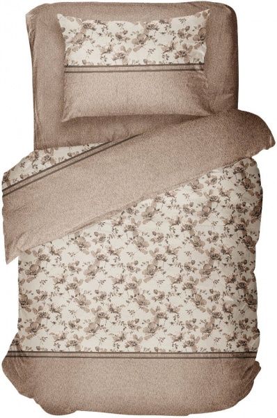 Комплект постельного белья Ange 1,5 коричневый UP! (Underprice) 