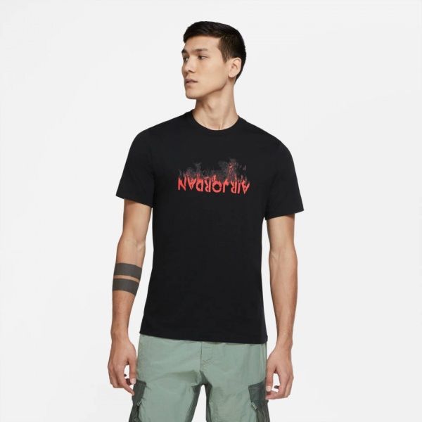 Футболка Jordan M J AJ4 GFX SS CREW DD0407-010 р. 2XL чорний