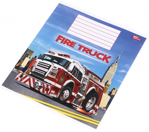 Зошит шкільний 12 аркушів у косу лінію в асортименті Мрії збуваються