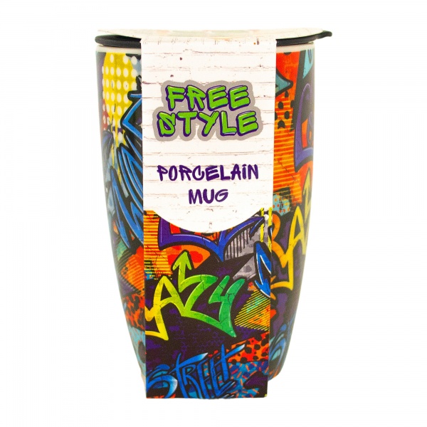 Чашка з кришкою Freestyle 420 мл 21-279-119 Keramia