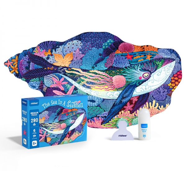 Пазл Mideer фигурный Кот 280 деталей MD3183